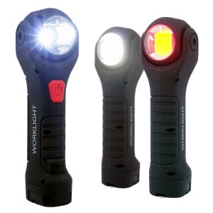 KXK-06 양면 LED작업등/18650 충전지 사용/캠핑등 작업등 호신용 후레쉬 손전등 다용도