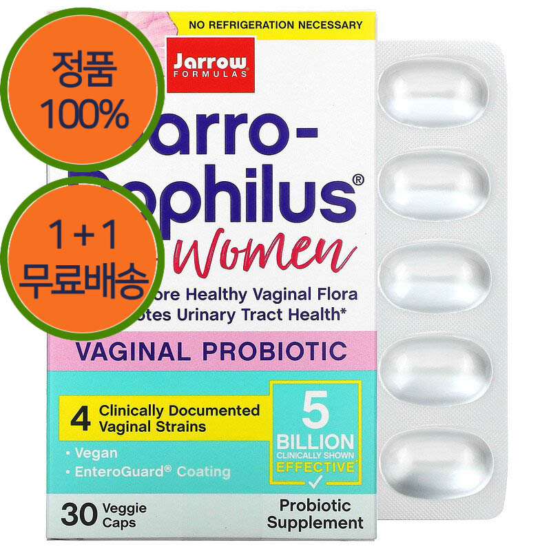 1+1 <b>자로우</b>포뮬러스 <b>도필러스 여자</b> <b>여성</b> <b>우먼</b> 버지널 프로바이오틱스 <b>50억</b> 30정 2개