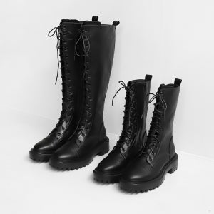 [사뿐] 덴디스 레이스업 워커 (4.5cm)