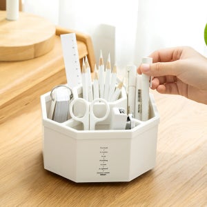 8각 회전 연필꽂이 책상정리 진열대 카페진열대