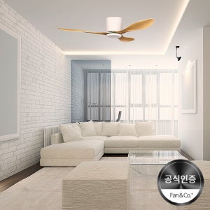 팬앤코 낮은 층고 실링팬 아파트 소형 작은방