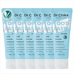 닥터치카 고불소 불소치약 1450함유 충치예방 안전한 자연유래성분 100g, 6개