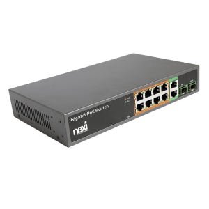넥시 NX-POE1008G-V2 8포트 기가 POE 허브 스위치 (NX1237)