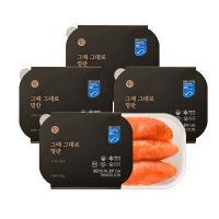 덕화명란 저염 색소 아질산나트륨 없는 명장님의 그때 그대로 양념 명란젓갈 4팩 400g