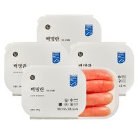 덕화명란 저염 색소 아질산나트륨 없는 고춧가루 없이 소금으로만 백명란젓갈 4팩 400g