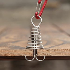 캠핑 텐트 타프 스프링 오징어 카라비너 데크팩 4P