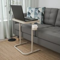 (재고보유)이케아 비에르코센 노트북책상 사이드테이블 보조테이블 스탠드 높이조절 소파테이블