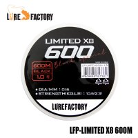 루어팩토리 갈치지깅 합사 LFP-LIMITED X8 600m 블랙