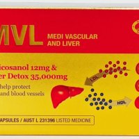 호주 MVL 네이쳐스탑 폴리코사놀 12mg + 밀크씨슬 35000mg 30정