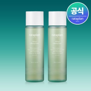 [1+1] 라타플랑 미나리 진정 토너 210ml, 2개 / 트러블 열감 시카 스킨