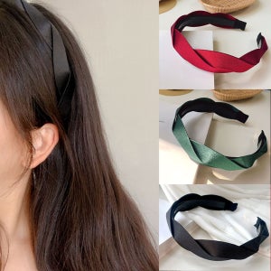 새틴 꽈배기꼬임 빗살 귀안아픈 명품하이틴머리띠