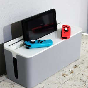 전선 정리함 멀티탭 선정리 멀티탭박스 보관함 콘센트 가리개 케이블박스 중형