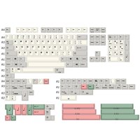 체리 키보드 키캡 R4 ENJOYPBT 9009 열승화 키캡 빅 세트 International Kit VIM KIT