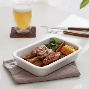 세라믹 밧드 스텐 트레이 세트 S 에어프라이어 발뮤다 미니 오븐 용기 토스터기 그라탕 라자냐