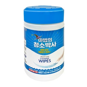 마법의청소박사 150매 주방 식탁 냉장고 가스렌지 후드 기름 찌든 때 청소 세정 물티슈