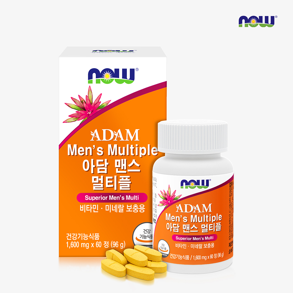 <b>나우푸드</b> 아담 맨스 멀티비타민 60정, 1개