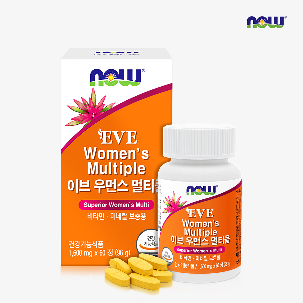 <b>나우푸드</b> 이브 우먼스 멀티<b>비타민</b> 60정, 1개