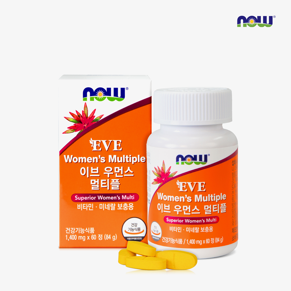 <b>나우푸드</b> 이브 우먼스 멀티<b>비타민</b> 60정, 1개