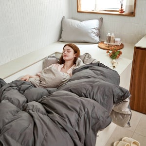 1+1 사계절용 오폴레 순면 호텔식 거위털 구스이불 SS