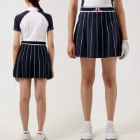 제이린드버그 골프 스코트 BAY KNITTED GOLF SKIRT 네이비