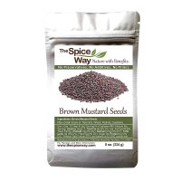 The Spice Way Brown Mustard Seeds 통 브라운 머스타드 씨드 224g