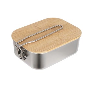 캠핑 우드뚜껑 스텐 스테인리스반합 트란지아 사각코펠 백패킹 반합