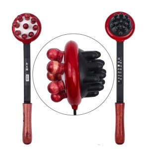 양방향 헤드 2개 겸용 (팡팡안마기 D타입 벌크) 목 어깨 등 지압봉 마사지 안마기