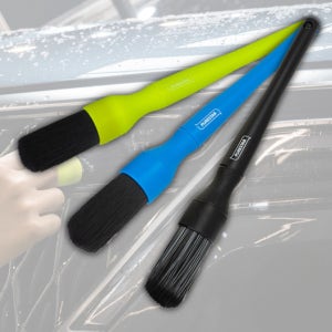 퓨어스타 소프트 디테일링 브러쉬 대 실내 대시보드 가죽 틈새 엠블럼 브러시