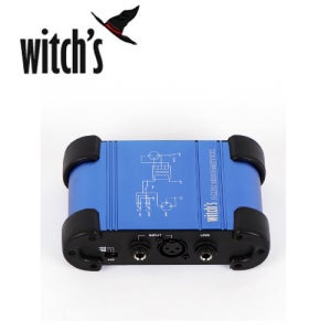 (뮤직캠프)위치스 Blue Broomstick / 통기타 키보드 다이렉트박스 D.I Box 싱글