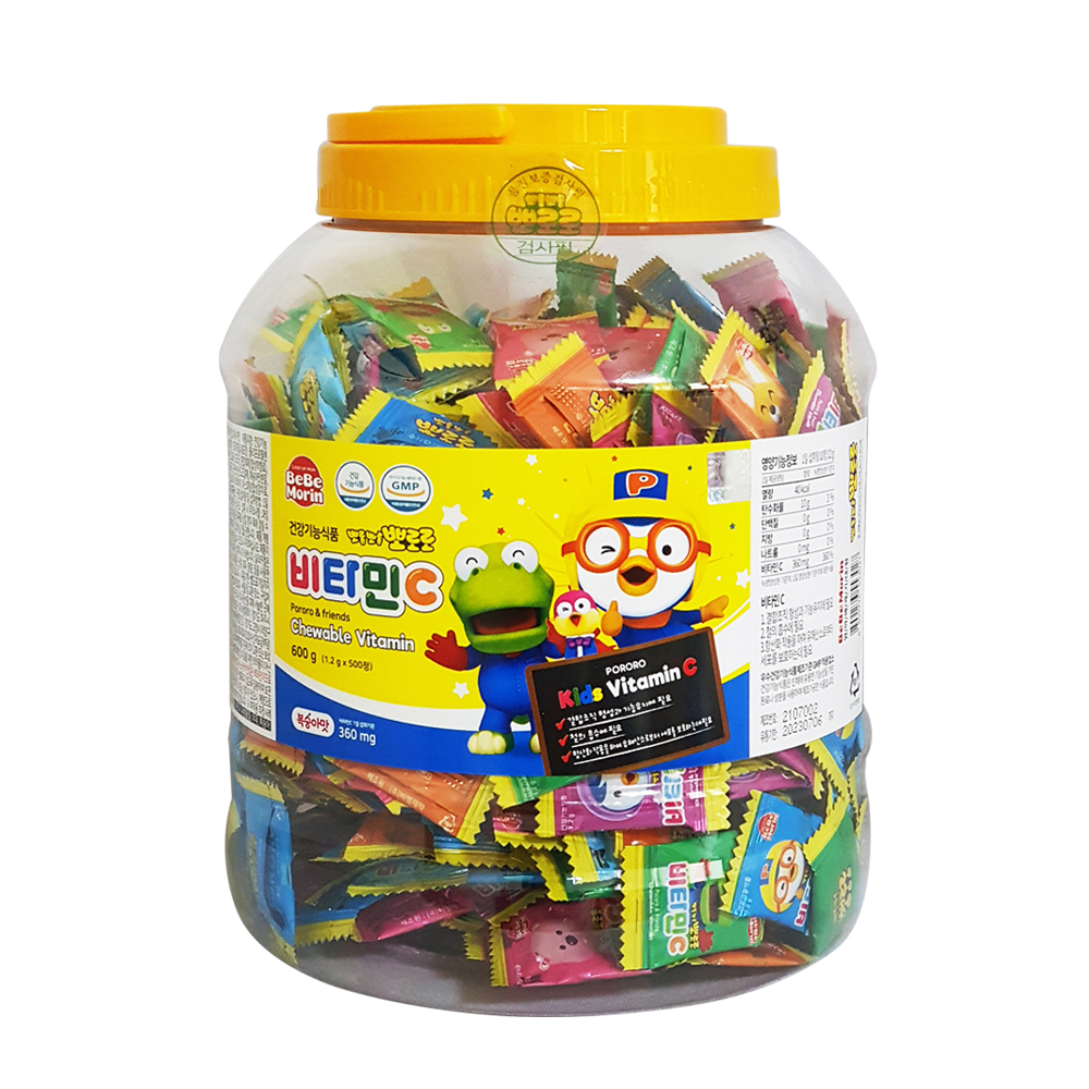 캐릭터<b>비타민</b> 뽀로로 <b>비타민C</b> 500정 외 5종 / <b>키즈비타민</b> <b>어린이</b> 캔디
