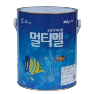 KCC 숲으로 홈앤멀티멜 3.78L 친환경 수용성에나멜페인트 실내용 벽지 시멘트벽 나무