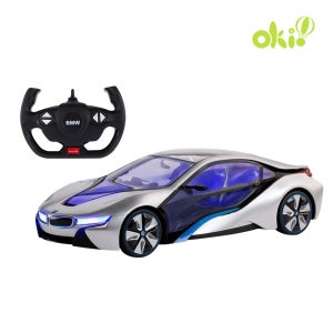 BMW I8 라이트 실버x 화이트모델 1/14 RC카