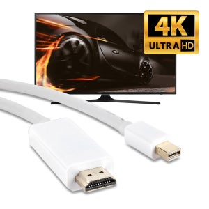 애니포트 Mini DP 1.2 to HDMI 2.0 CABLE 2M AP-MDPHDMI020