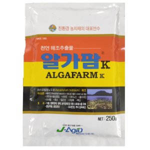 알가팜K 250g 천연 해조추출물 가뭄 염류장해 냉해 농약장해 각종스트레스 뿌리발근