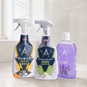 [본사] 아스토니쉬 만능클리너제로 욕실오염제거 750ml+기름때 제거 클리너 750ml+바닥 클리너 500ml(선택) 세트