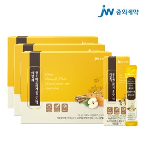 JW중외제약 데일리 꿀배도라지 골드 스틱 30포, 3개