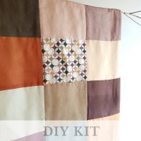 DIY 홍두깨명주낮잠이불패키지 100x160 - 조각보, 이불만들기 패치워크이불