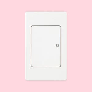 진흥 V 시리즈 전기 전등 스위치 커버 단로 1구