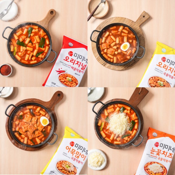 미미네 떡볶이 인기 8종 밀키트 , 4봉 골라담기
