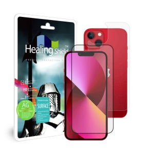 [세트]아이폰시리즈 저반사 강화유리 액정보호필름 무광후면(각1매) 아이폰13 미니, 1매입