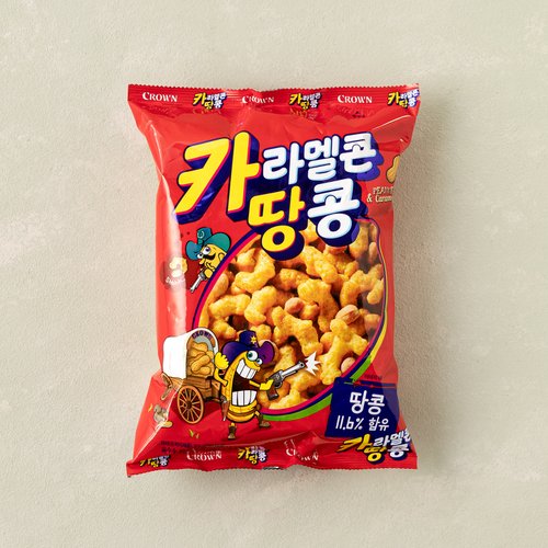 카라멜콘 땅콩 제품 이미지