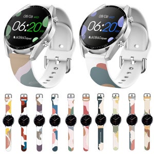 어메이즈핏 치타 GTS 2 e 미니 GTR 2 호환 믹스컬러 실리콘 스트랩 밴드 시계줄