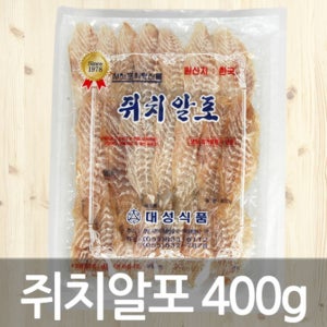 삼천포 명품쥐치알포 - 국산 400g 쥐치알포 쥐알포 대성식품