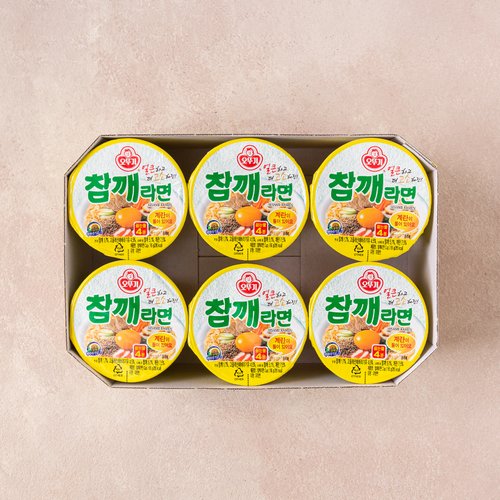 오뚜기 참깨라면 큰컵 (1개입)