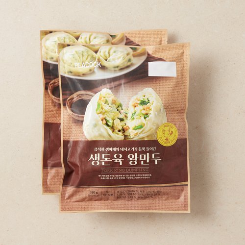 피코크 생돈육왕만두
