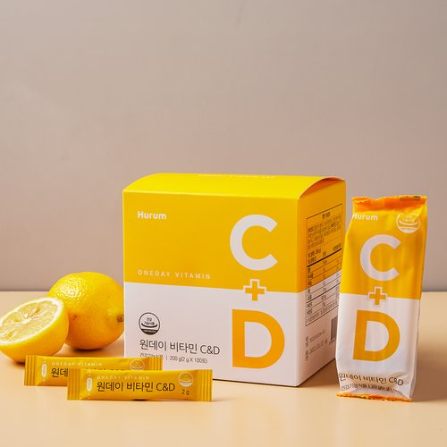 원데이 <b>비타민</b>C&amp;D (2 g x 100포)