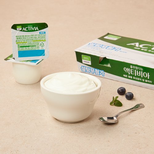 [풀무원]다논 액티비아 플레인 화이트 80g8입(640g)