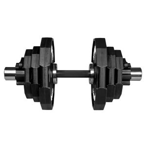 블랙샤프트 중량 우레탄 무게조절덤벨 23.5kg세트 조립아령 아령세트 조립식