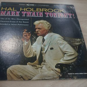 LP/엘피음반/ Hal Holbrook ‎– Mark Twain Tonight