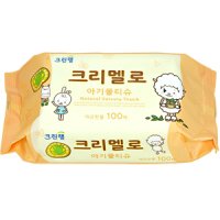 크리멜로 아기 물티슈 리필형 100매